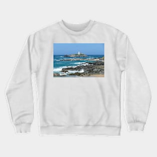 Godrevy Lighthouse, Cornwall Crewneck Sweatshirt